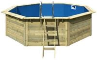 Karibu Pool Modell X2 470 x 470 cm - kdi mit Metallecken inkl. gratis