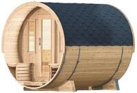 Wolff Finnhaus Saunafass 280 de luxe Thermoholz