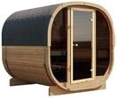 Wolff Finnhaus Cube Saunafass 230 Art 1 Thermoholz Typ 2 mit Vollglasfront und
