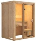 Karibu Sauna Avari 1 Superior mit Fronteinstieg 68 mm - 230 Volt Plug & Play Ohne