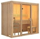 Karibu Sauna Avari 2 Superior mit Fronteinstieg 68 mm - 230 Volt Plug & Play Ohne
