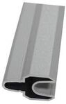 GroJa Solid Lisenen 180 cm Silbergrau