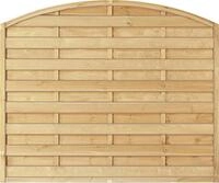 T&J MAXI BOGEN Lamellenzaun 180 x 150/130 cm