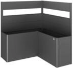 Biohort Sichtschutz mit Acrylglas-Paneel f&uuml;r Pflanzbeet Belvedere mit L-Form (2