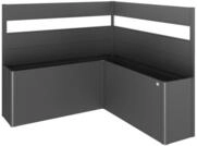 Biohort Sichtschutz mit Acrylglas-Paneel f&uuml;r Pflanzbeet Belvedere mit L-Form (2