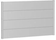 Biohort Wandpaneele f&uuml;r Sichtschutz B 150 x H 90 cm Ohne Acrylglas silber-metallic