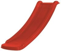 Weka Rutsche f&uuml;r Kinderspielhaus Lotti, 120 cm, 60 cm Podesth&ouml;he, rot rot