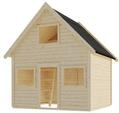 Karibu Kinderspielhaus Kalle mit 2 Etagen - 19 mm naturbelassen