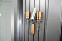Werkzeughalter f&uuml;r Biohort Ger&auml;tehaus Neo (2 St&uuml;ck) silber-metallic