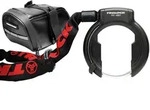 Trelock 03522805, Trelock Rahmenschloss-Set RS 480 XL 100 cm schwarz-rot