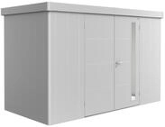 Biohort Ger&auml;tehaus Neo 348 x 180 cm (1D) Doppelt&uuml;r silber-metallic