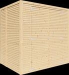 Bertilo Ger&auml;tehaus Box 2 - 18 mm naturbelassen Box 2: 208 x 157 cm