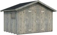 Palmako Ger&auml;tehaus Nils 8,2 m&sup2; - 16 mm Grau tauchimpr&auml;gniert