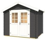 Weka Gartenhaus 209 - 28 mm graphitgrau Gartenhaus 209 - 250 x 250 cm (Gr. 2) - 50 %