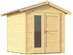 Weka Gartenhaus 224 A inkl. moderner Design-Doppelt&uuml;r - 21 mm naturbelassen