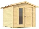 Weka Gartenhaus 224 A inkl. moderner Design-Doppelt&uuml;r - 21 mm naturbelassen