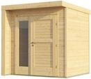 Weka Design Gartenhaus 262 B mit Design-Doppelt&uuml;r - 21 mm naturbelassen - 50 %