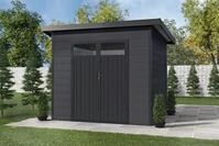 Wolff Finnhaus WPC Gartenhaus Modern B 240 x 200 cm