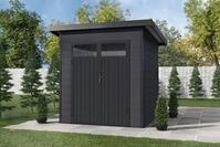 Wolff Finnhaus WPC Gartenhaus Modern 200 x 200 cm (Modern A)