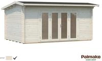 Palmako Gartenhaus Ines 13,7 m&sup2; - 44 mm Transparent tauchimpr&auml;gniert