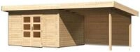 Karibu Gartenhaus Northeim 4 inkl. 300 cm Schleppdach und R&uuml;ckwand &ndash; 38...