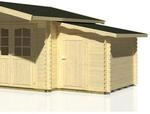 Palmako Anbauschuppen 3,1 m&sup2; - 28 mm naturbelassen
