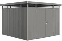 Biohort Ger&auml;tehaus HighLine mit Doppelt&uuml;r-315 x 315 cm (Gr. H 6)-quarzgrau-metallic