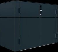 Bertilo HPL Ger&auml;teschrank Terrace - 6 mm anthrazit