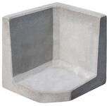 Diephaus L-Stein - ECKE GRAU 50/40/40/7 CM