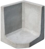 Diephaus L-Stein- ECKE GRAU 60/50/50/7 CM