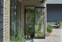 Halls Gew&auml;chshaus Qube Lean-to -1,27 x 0,65 m - 0,8 m&sup2; (Gr. 1), 3 mm