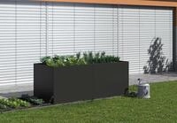 KGT Aluminium Hochbeet 210 - Profile anthrazit - B2,05 x T0,91 x H0,77 m - 1185 l