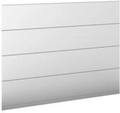 Biohort Sichtschutz zu DaVinci ohne Acrylglas Gr. 1,5m silber-metallic B138921