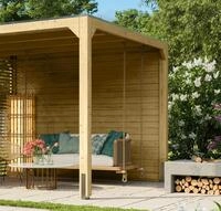Karibu Seitenwand f&uuml;r Pavillon Cubus 