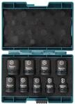 IMPACT BLACK Schlagnuss-Set 9-tlg. 1/2" E-16564