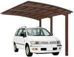 Ximax Carport Portoforte Typ 110 495 x 301 cm-mattbraun