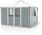 Vitavia Ger&auml;tehaus auf Gew&auml;chshausbasis Universum B 317 x T 322 x H 265 cm Alu