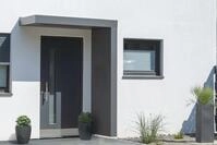 Gutta Rechteckvordach BS Plus 160 inkl. Seitenteil (neues Modell) Seitenteil rechts