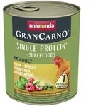 animonda Gran Carno Superfoods 800g Dose Hundenassfutter 6 x 800 Gramm Huhn +...