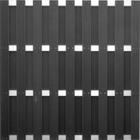 T&J ELDENA WPC/ALU Sichtschutzzaun 1800 x 1800 mm Anthrazit