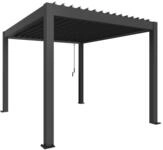 Biohort Pergola B 312 x T 367,5 x H 255 cm (Gr. 3x3,5) Rahmen: dunkelgrau-metallic /