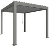 Biohort Pergola B 312 x T 367,5 x H 255 cm (Gr. 3x3,5) Rahmen: quarzgrau-metallic /