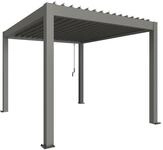 Biohort Pergola B 312 x T 367,5 x H 255 cm (Gr. 3x3,5) Rahmen: quarzgrau-metallic /