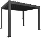 Biohort Pergola B 367,5 x T 312 x H 255 cm (Gr. 3,5x3) Rahmen: dunkelgrau-metallic /