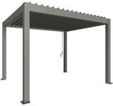 Biohort Pergola B 367,5 x T 312 x H 255 cm (Gr. 3,5x3) Rahmen: quarzgrau-metallic /
