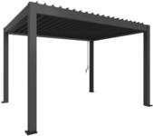 Biohort Pergola B 404,5 x T 312 x H 255 cm (Gr. 4x3) Rahmen: dunkelgrau-metallic /