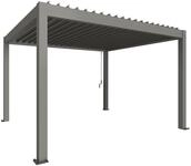 Biohort Pergola B 404,5 x T 367,5 x H 255 cm (Gr. 4x3,5) Rahmen: quarzgrau-metallic /