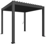 Biohort Pergola B 312 x T 312 x H 255 cm (Gr. 3x3) Rahmen: dunkelgrau-metallic /