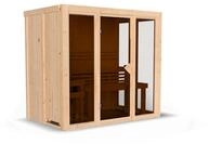 Karibu Sauna Irava 3 - 68 mm Systemsauna - 230 Volt Plug & Play Bronzierte