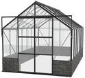 Vitavia Gew&auml;chshaus Cassandra 11500 inkl. Sockelmauer - 11,5 m&sup2; -schwarz-Sockel